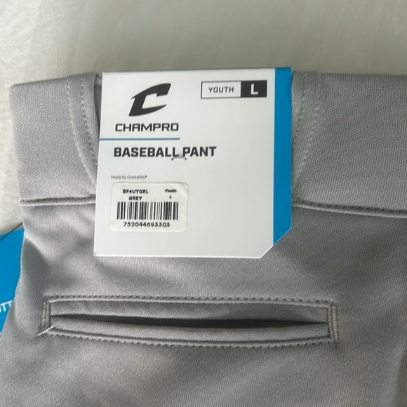 Champro MVP open bottom baseball pant. Youth Large - Picture 4 of 5